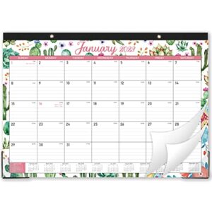 desk calendar 2023-2024 – calendar 2023-2024 from january 2023 – june 2024,18 months monthly desk calendar, 17″ x 12″, desk pad, large ruled blocks, to-do list & notes, best desk calendar for organizing