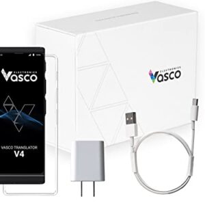 Vasco V4 Language Translator Device | 108 Languages | Free Lifetime Internet for Translations in Almost 200 Countries | Model 2022