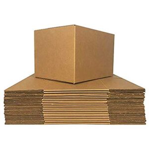 packagezoom 12 x 12 x 12 inches medium moving boxes strong shipping boxes, 25 pack