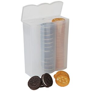 home-x convenient cracker and cookie keeper. 3 rows