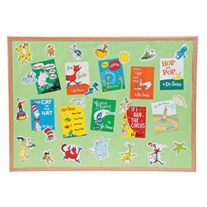 dr. seuss favorite books mini bulletin board set – 33 pieces – classroom decor