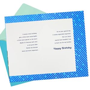 Hallmark Birthday Card for Brother (So Thankful)