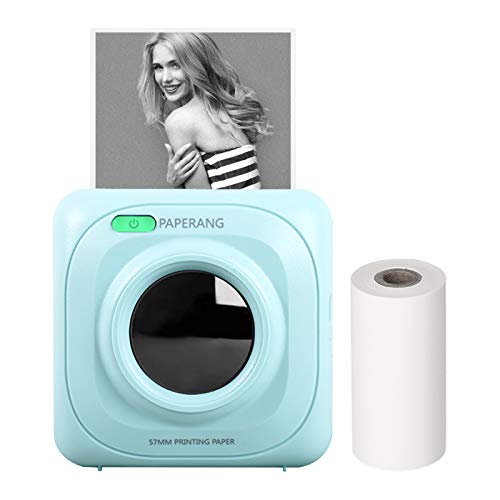 PAPERANG P1 Mini Pocket Printer BT Wireless Thermal Printer Portable Mobile Printer 200dpi for Photo Picture Receipt Memo Note Label Sticker Compatible with Android iOS Windows Mac