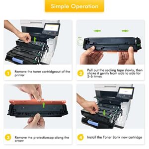 Toner Bank Compatible 054 Toner Cartridge Replacement for Canon 054H 054 CRG054H Color ImageCLASS MF644Cdw MF642Cdw LBP622Cdw MF641Cw MF644 MF642 High Yield Printer Black Ink 2-Pack