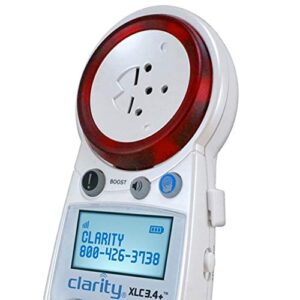 Clarity XLC3.4+ DECT 6.0 Extra Loud Big Button Speakerphone with Talking Caller ID