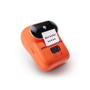 xxxdxdp label printer- portable thermal label maker apply to labeling, shipping, office, cable, barcode label printer (color : d)