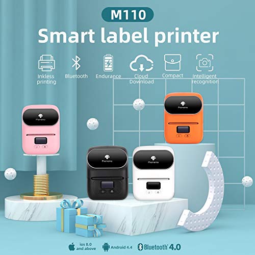 XXXDXDP Label Printer- Portable Thermal Label Maker Apply to Labeling, Shipping, Office, Cable, Barcode Label Printer (Color : D)