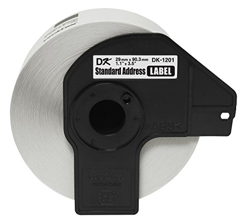 Brother Genuine DK1201 Die-Cut Standard Rolled Address Labels for QL Printers, (DK1201)