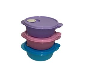 tupperware crystalwave microwave container set 3