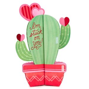 Hallmark Paper Wonder Pop Up Valentines Day Card (Cactus)