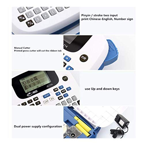 XXXDXDP Portable Labeling Machine Home Office Notes Barcode Label Printer Built Self-Adhesive Mini Machine