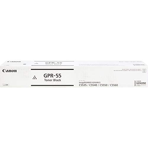 Canon GPR-55BK 0481C003AA C5535 C5540 C5550 C5560 Toner Cartridge (Black) in Retail Packaging