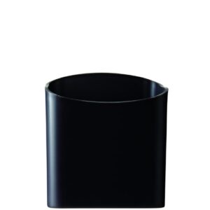 quartet magnetic pen and pencil cup holder, black (48120-bk)