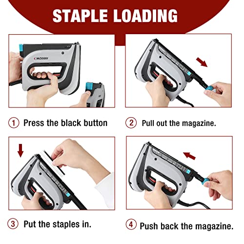 Arrow Electric Staple Gun Kit, Corded Stapler with 3750 Pieces T50 1/4", 3/8", 1/2" Staples, for Upholstery Professional and DIY Projects, T50ACD