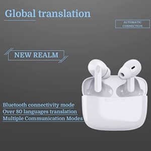 Translator Device Smart Voice Translator Earbuds, 84 Language Translator Wireless Bluetooth Instant Voice Translation Device with APP, Translator Earphone for Business Travel Learning