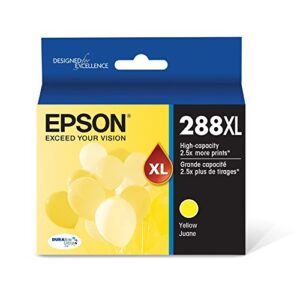 epson t288 durabrite ultra -ink high capacity yellow -cartridge (t288xl420-s) for select epson expression printers