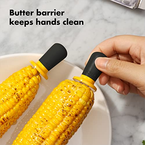 OXO Good Grips 8-Piece Corn Holder Set,Yellow,One Size