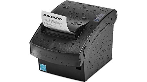 Bixolon SRP-350PLUSIIICOSG Thermal Printer with Power Supply and USB Cable, Serial/USB/Ethernet, Black (Renewed)