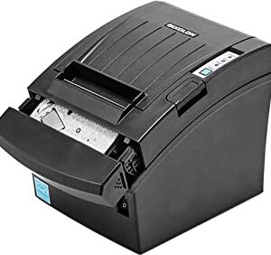 Bixolon SRP-350PLUSIIICOSG Thermal Printer with Power Supply and USB Cable, Serial/USB/Ethernet, Black (Renewed)