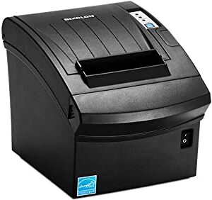 Bixolon SRP-350PLUSIIICOSG Thermal Printer with Power Supply and USB Cable, Serial/USB/Ethernet, Black (Renewed)