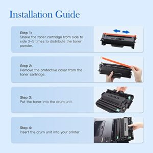 Valuetoner Compatible Toner Cartridge Replacement for Brother TN760 TN 760 TN730 TN-730 to use with HL-L2350DW HL-L2395DW HL-L2390DW HL-L2370DW MFC-L2690DW MFC-L2750DW MFC-L2710DW DCP-L2550DW(2-Black)