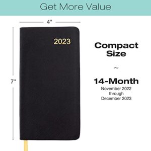 2023 Pocket Planner/Pocket Calendar: 14 Months (Begins November 2022) / 2023 Calendar/ 2023 Weekly Calendar/Weekly Planner Organizer (Black)