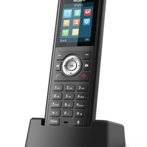 Yealink W59R Cordless Ruggedized DECT IP Phone, Base Station Not Included, 1.8-Inch Color Display, Power Adapter Included