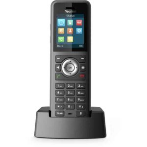 Yealink W59R Cordless Ruggedized DECT IP Phone, Base Station Not Included, 1.8-Inch Color Display, Power Adapter Included