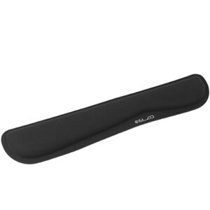 elzo wrist rest support for keyboard & mouse pad combo with comfortable memory foam padding, nonslip rubber base for pc computer laptop mac