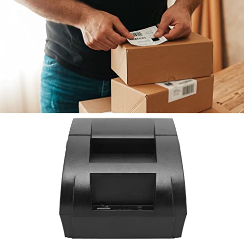 Bluetooth Thermal Label Printer, Shipping Label Printer with 90 mm/s High Speed, TPH Coating Black Label Print Tool, Desktop Sticker Printer for Mobile Office, Traveling, Daily Calendars(US)