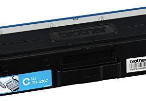 Brother TN-436C HL-L8360 L9310 MFC-L8900 L9570 Toner Cartridge (Cyan) in Retail Packaging