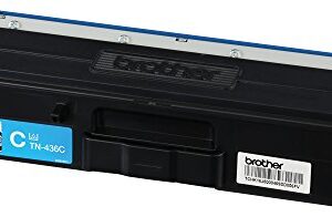 Brother TN-436C HL-L8360 L9310 MFC-L8900 L9570 Toner Cartridge (Cyan) in Retail Packaging