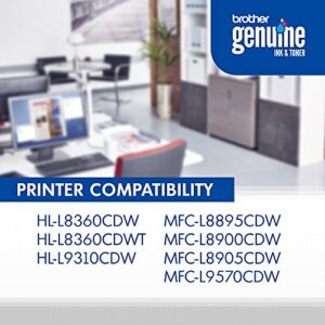 Brother TN-436C HL-L8360 L9310 MFC-L8900 L9570 Toner Cartridge (Cyan) in Retail Packaging