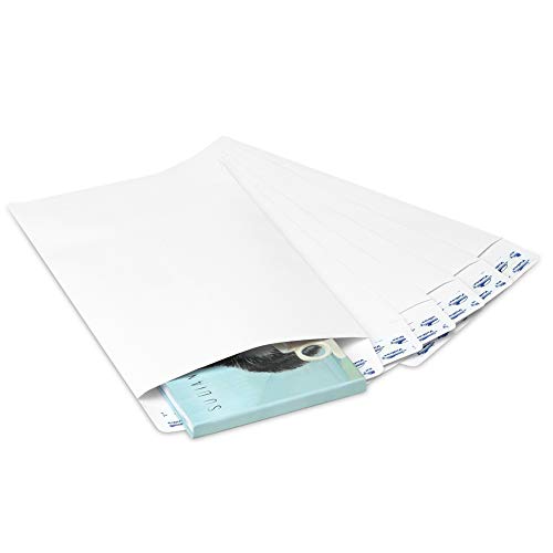 ValBox 6x9 Self Seal Security Catalog Envelopes 250 Count Small White Envelopes for Mailing, Storage and Organizing