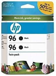 HEWC9348FN HP 96 Print Cartridge, 860 Approx Page Yield,2/PK,Black