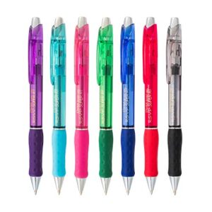 Pentel RSVP Super RT Ballpoint Pen, (1.0mm) Medium Line, Violet Ink, 2-Pk - BX480BP2V