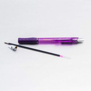 Pentel RSVP Super RT Ballpoint Pen, (1.0mm) Medium Line, Violet Ink, 2-Pk - BX480BP2V