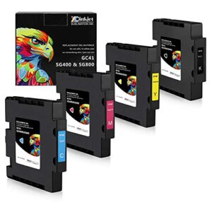 XCinkjet Sublimation Ink Cartridge Compatible for Sawgrass Virtuoso SG400 SG 800 Printer (1 Black, 1 Cyan, 1 Magenta, 1 Yellow , 4-Pack)