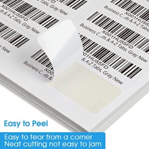 MaxGear 1" x 2-5/8" Address Mailing Sticker Labels for Inkjet or Laser Printer, Matte White Paper Sheets, Strong Adhesive, Dries Quickly, Holds Ink Well, 30 Sheets, 900 Labels