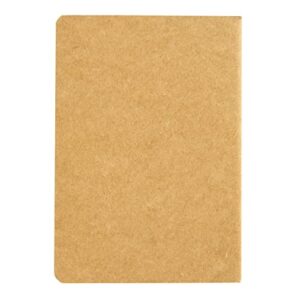 24 Pack Bulk Kraft Paper Notebooks, Happy Journal with 80 Lined Pages for Kids, Office, School Supplies (4 x 5.75 In)