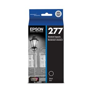 epson t277 claria photo hd ink standard capacity photo black cartridge (t277120-s) for select expression printers
