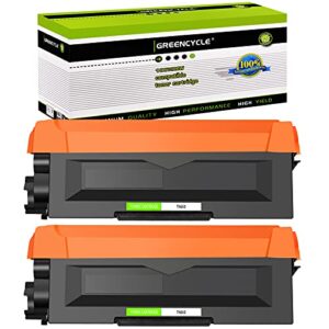 greencycle 2 pack tn660 tn-660 tn630 tn-630 black toner cartridge replacement compatible for brother mfc-l2700dw mfc-l2740dw dcp-l2540dw hl-l2300d hl-l2380dw hl-l2320d dcp-l2540dw laser printer