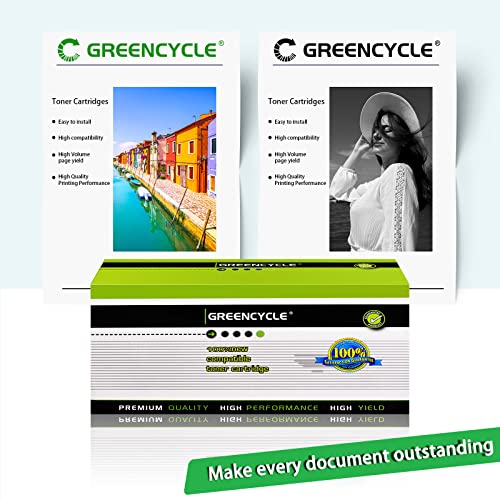 greencycle 2 Pack TN660 TN-660 TN630 TN-630 Black Toner Cartridge Replacement Compatible for Brother MFC-L2700dw MFC-L2740dw DCP-L2540dw HL-L2300D HL-L2380DW HL-L2320D DCP-L2540DW Laser Printer