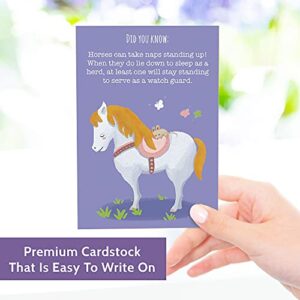 T MARIE 40 Animal Fun Fact Postcards - Bulk Thinking of You Postcard Pack for Kids, Students, Friends, Teacher, and More - Say Hello, Thank You or I Miss You with Colorful Note Cards