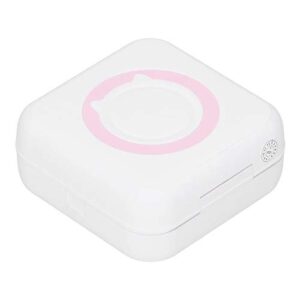 cuifati mini printer thermal portable wireless bluetooth label wrong question printing 200dpi phone photo printer (pink)