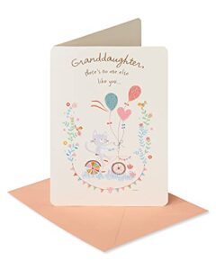american greetings birthday card for granddaughter (no one else like you)