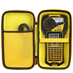 aenllosi hard carrying case compatible with brady m210 (bmp21-plus) handheld label printer