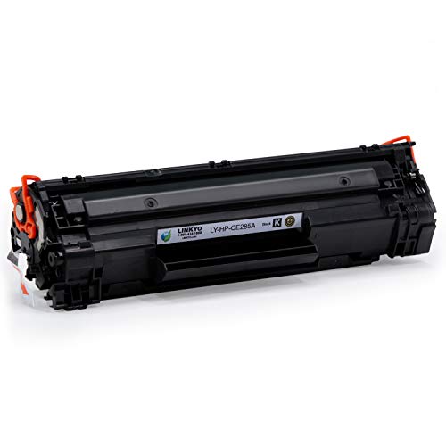 LINKYO Compatible Toner Cartridge Replacement for HP 85A CE285A (Black, 2-Pack)