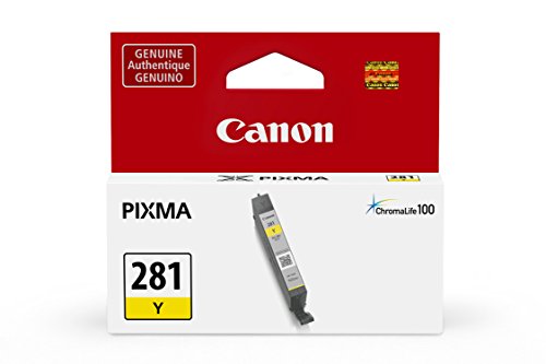 Canon CLI-281 Yellow Ink Tank Compatible to TR8520, TR7520, TS9120 Series,TS8120 Series, TS6120 Series, TS9521C, TS9520, TS8220 Series, TS6220 Series