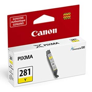 Canon CLI-281 Yellow Ink Tank Compatible to TR8520, TR7520, TS9120 Series,TS8120 Series, TS6120 Series, TS9521C, TS9520, TS8220 Series, TS6220 Series